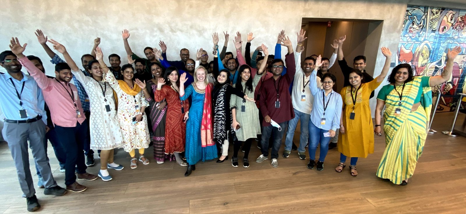 Members of the Indian Association in Iceland gathered for a community celebration.